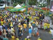 Manifestantes favoráveis ao impeachment