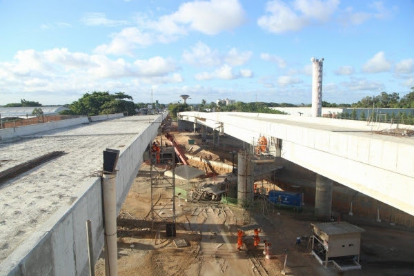 Obras Do Viaduto Da Prf Evoluem Tr S Frentes De Servi Os