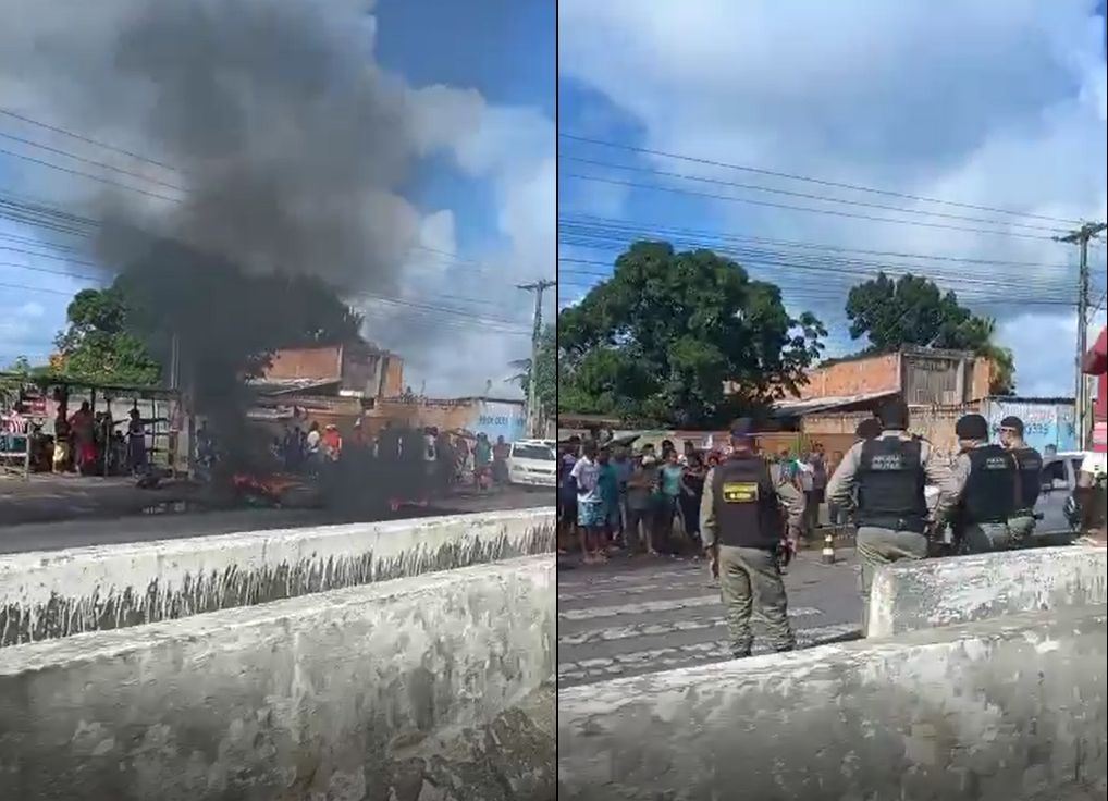 Falta de água Moradores de Rio Largo fazem novo protesto vídeo