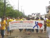 Caminhada marca o encerramento da Semana do Coração