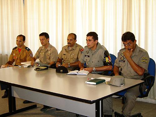 Comando de Policiamento faz vistoria no Rei Pelé