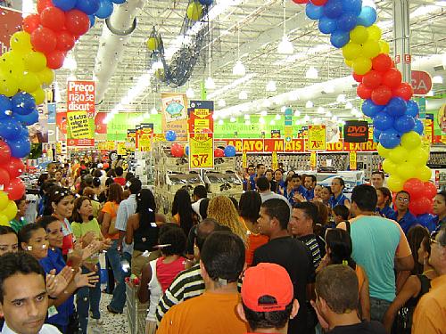 Maceioensen na inauguração do Hipermercado Extra