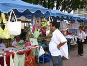 Feira ocorre até amanhã na praça Floriano Peixoto