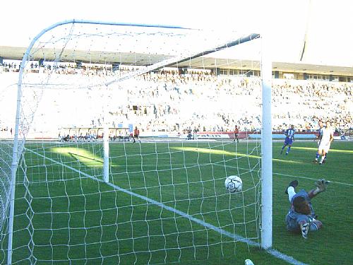 Primeiro gol marcado pelos Azulinos na vitória em cima do Coruripe