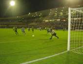 Boaideiro desperdiçando uma das poucas chances de gol do CSA