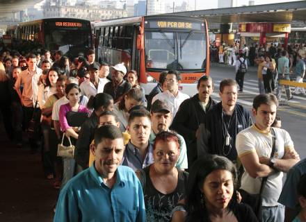 Milhares de usuário foram prejudicados com a gteve dos metroviários em SP