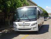 Microônibus será utilizado pelo Batalhão de Trânsito da Polícia Militar