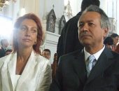 Vice-governador José Wanderley ao lado da esposa Simone