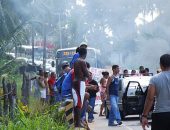 Centenas de pessoas participaram do protesto