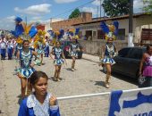 Bandas fanfarras participaram da abertura