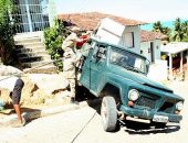 Picape que fazia frete quase tombou em ladeira do Mirante