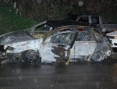 Fiat stilo foi totalmente destruído pelo fogo