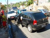 Colisão prejudicou trânsito na Levada