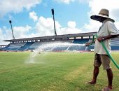 Gramado recebe tratamento para receber jogos do alagoano