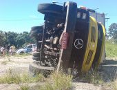 Caminhão tombou e esmagou o ciclista José Wellington dos Santos