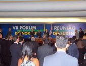 Solenidade de abertura do VII Fórum de Governadores do Nordeste