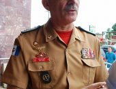 Comandante do Corpo de Bombeiros, coronel Jadir Ferreira