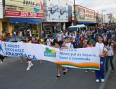 Abertura dos jogos reuniu alunos da rede pública municipal