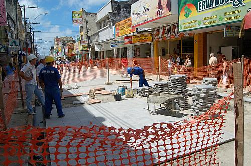 Obras de requalificação do Centro