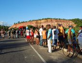 Movimentação foi intensa no local do acidente