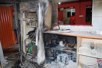 Incêndio atingiu pizzaria na Jatiúca