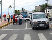 Acidente deixou o trânsito lento na Avenida Álvaro Otacílio