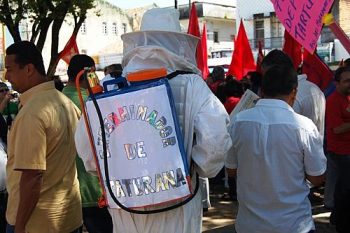 Jornalistas protestaram conta a queda da obrigatoridade do diploma