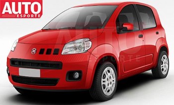 As lanternas elevadas são semelhantes às do Fiat Punto