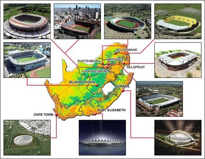 Cidades e estádios da Copa 2010