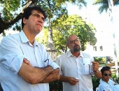 Adriano Argolo e Marco Aurélio, representantes do MSCC