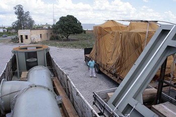 Equipamentos que farão o bombeamento da água do Canal do Sertão chegam na terça-feira ao local da obra