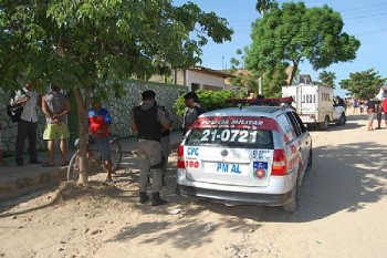 Local onde o segurança do mercadinho foi baleado