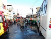 Acidente mobilizou várias viaturas do Corpo de Bombeiros e Samu