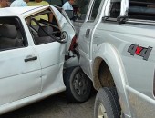 Gol colidiu com ônibus e foi arrastado até atingir a Ranger