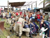 Incansáveis: bombeiros trabalharam durante mais de três horas para resgatar crianças