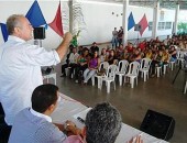 Senador Renan foi um dos presentes ao seminário dos agentes de saúde