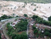 Em Rio Largo, força do Rio Mundaú provocou destruição