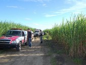 Policiais militares e civis estiveram no local do crime