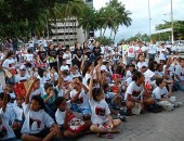 Crianças comemoram Dia de Combate ao trabalho infantil