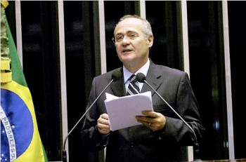 Na tribuna do Senado, Renan anunciou lei que beneficia agricultores