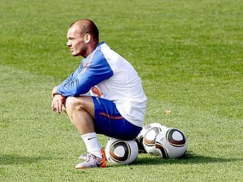 Treino da Holanda, de Sneijder, não terá mais público