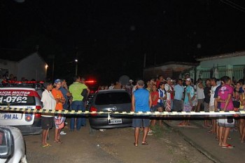 O Sargento morreu na porta de casa.