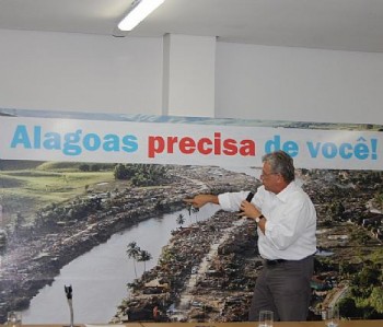 Governador apresentou painel com cidades aingidas