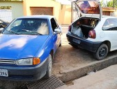 Gol azul e Gol branco estão com chassis adulterados