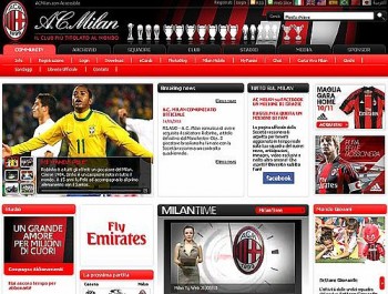 Site Oficial do Milan