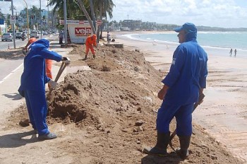 Obras na Orla de Maceió