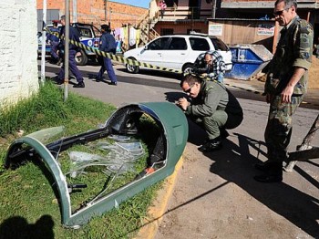 Peça de avião foi encontrada em rua em Cachoeirinha (RS)