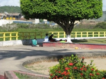 Praça do Cais, em São Miguel dos Campos