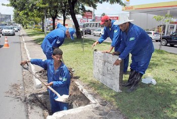 Limpeza de galerias