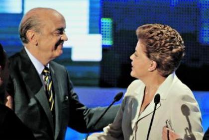 Dilma e Serra